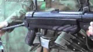 MP40 cap firing model gun features amp firing action [upl. by Cyrill]