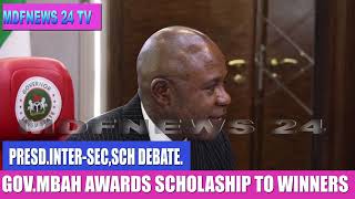 GOVT TO SCALE UP EDUCATION IN ENUGUAWARD SCHOLARSHIPSCASH REWARD TO VICTORIOUS DEBATE TEAM [upl. by Nohsyar113]