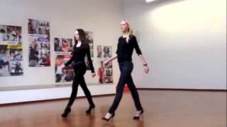 Catwalk Coach and Model How to walk on a runway [upl. by Thetes]