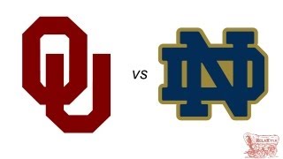 Oklahoma Highlights vs Notre Dame  92813 HD [upl. by Lebiralc]