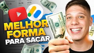 Como Receber Pagamentos do Youtube de forma rápida e segura SAQUE COM A MELHOR TAXA [upl. by Geordie]