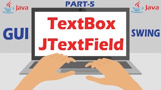 5  TextBox  JTextField in Java GUI  Swing JTextField  Window Based Apps Java  Hindi  Urdu [upl. by Etessil]