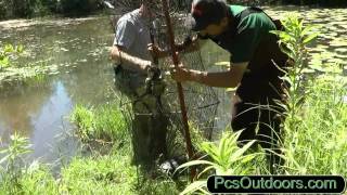 Trapping Snapping Turtles  Part Two  The Catch Snapping Turtles  Checking the Turtle Traps [upl. by Lanaj]