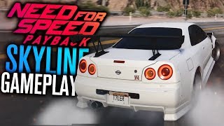 NEED FOR SPEED PAYBACK  SKYLINE R34 GTR GAMEPLAY amp PC SPECS [upl. by Roselle]