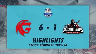 Gothiques dAmiens 61 Pionniers de Chamonix  Highlights  Synerglace Ligue Magnus 202324 [upl. by Killarney730]