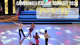 Campionati Italiani Assoluti FIDS 2024  Junior II Open  Finale  Jive [upl. by Isleen]