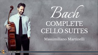 Bach  Complete Cello Suites Massimiliano Martinelli [upl. by Adlecirg]