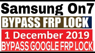 Samsung One7 LG U plus FRP Bypass Google Account Without Pc 1122019 [upl. by Lacey961]