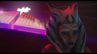 Ahsoka vs Darth Vader but every time their sabers crash Ahsoka yells quotUnhand me brigandquot [upl. by Oneladgam]