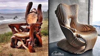 30 chaises en bois sculptées [upl. by Anna-Maria]