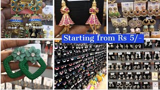 Earring Starts from Rs 5  Womens Shopping DIFA Showroom Vlog  T Nagar  Budget Shopping Tamil [upl. by Dacia]