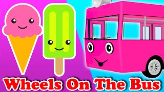 Wheels On The Bus Part 2 Nursery Rhymes Songs for Kids by Animated Surprise Eggs [upl. by Oren]