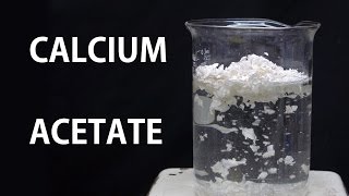 Making Calcium Acetate from eggshells [upl. by Aurthur]