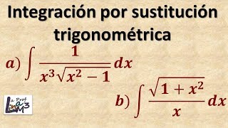 Integración por sustitución trigonométrica  La Prof Lina M3 [upl. by Htiekel480]