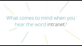 What comes to mind when you hear the word intranet [upl. by Donalt]