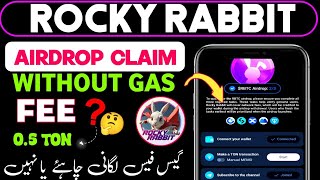 Rocky Rabbit Airdrop Claim amp Withdrawal  Rocky Rabbit Airdrop Make A Ton Transaction New Update [upl. by Waylan]