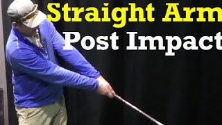 What Happens After Impact Golf Swing Follow Through  IMPACT SNAP [upl. by Lucilla883]