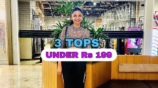 3 SASTE amp BEST TOPS UNDER ₹199 only💖✨ classywings [upl. by Yltsew346]