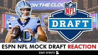 ESPN 2024 NFL Mock Draft Reacting To Field Yates’ Latest Projections [upl. by Marigolde]