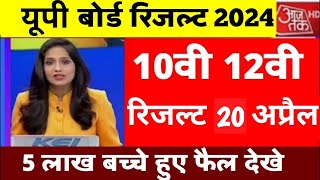 यूपी बोर्ड रिजल्ट जारी  Up Board Result Date 2024  up board exam result News [upl. by Charis]