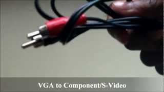 REVIEW VGA to composite amp SVideo [upl. by Punke138]