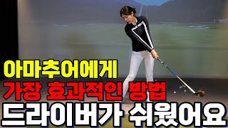 골프레슨아마추어에게 가장 효과적인 방법 드라이버가 쉬웠어요ㅣ홀인원TV [upl. by Noiemad654]