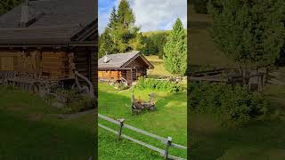 Baita immersa nel verde delle Dolomiti montagnaestate trentino baita chalet dolomiti [upl. by Aeriela]