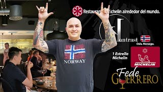 KONTRAST ⭐️⭐️ Restaurante 2 Estrellas Michelin en Oslo Noruega Fine Dining Escandinavo [upl. by Akienahs]