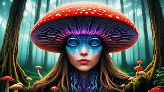 Psytrance  Mushroom Trip  Trippy Animation 🍄 Psychedelic Trance mix 2024 AI Graphic Visuals [upl. by Casimir]