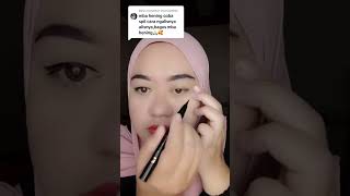 eyelinertutorial ptnasa eyeliner nasa waterproof onpoint makeup makeuptutorial beauty [upl. by Hendrik]