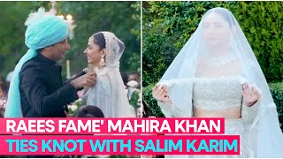 Pakistani Actress Mahira Khan Ties The Knot For Second Time Wedding Photos And Videos Goes Viral [upl. by Ille]