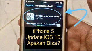 iPhone 5 Update iOS 15 Beta Version  Serius [upl. by Ennayd]