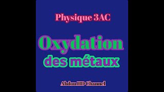 Oxydation des métaux dans lair  exercice 5 [upl. by Asert]