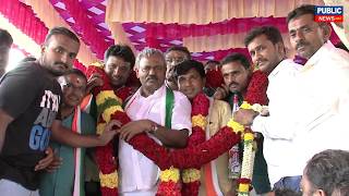 MLA ST Somashekar did Guddali pooja in Ganigarapalya [upl. by Marozas]