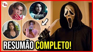 PÂNICO A HISTÓRIA COMPLETA DOS 5 FILMES EM 1 VÍDEO  ENTENDA TODOS OS GHOSTFACE SCREAM [upl. by Nylacaj299]