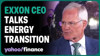 Exxon CEO talks broader set of solutions for energy transition [upl. by Senzer]