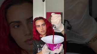 How to dye your hair red WITHOUT BLEACHING first [upl. by Kahle]