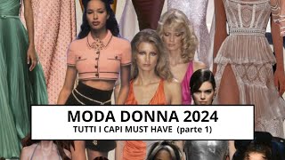 Moda donna 2024 tutte le tendenze moda 2024 [upl. by Arihsak]