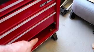 Important tip for cheaper rollaway tool boxes such as craftsman [upl. by Akeemahs]