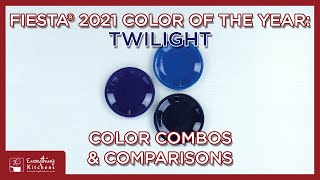 Fiesta® Twilight Color of the Year 2021 Combinations amp Comparison [upl. by Ekenna]