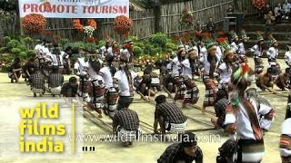 Cheraw  Crossed bamboo dance of India [upl. by Colwen]