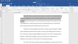 Microsoft Word 2016  First Line Indent [upl. by Dickinson782]