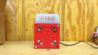 Wheelock 7002t Fire Alarm Continuous [upl. by Eecyal]