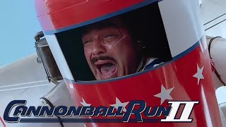 Cannonball Run II 1984 JJ And Victor Perform The Human Bomb Stunt 4K HDR [upl. by Fredie651]