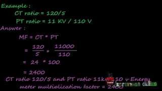 How to calculate energy meter multiplication factor [upl. by Verge135]