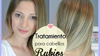 ¿Cómo matizo el rubio de mi pelo Tratamiento con Keratina en casa [upl. by Ikcir439]