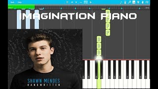 Shawn Mendes  Imagination PIANO TUTORIAL EASY Piano Cover [upl. by Akemit250]