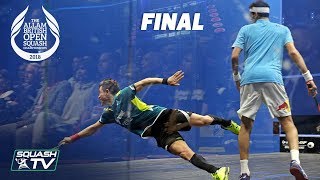 Squash MoElShorbagy v Rodriguez  Allam British Open 2018  Final [upl. by Amitarp]