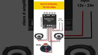 class d amplifieramplifier setupamplifier shorts [upl. by Garges579]