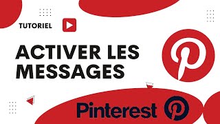 Comment activer les messages sur pinterest [upl. by Yretsym149]